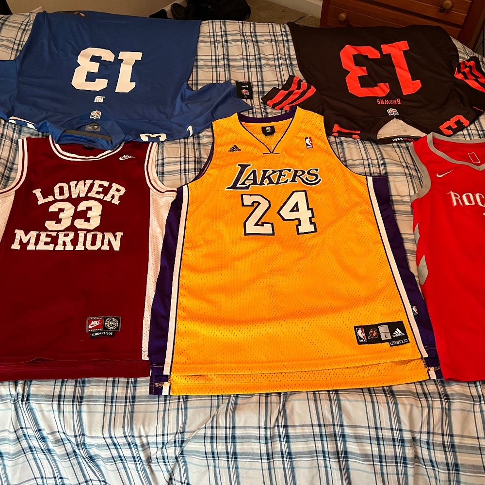 Kobe Bryant/ Odell Beckham Jr/ James Hardin Jerseys